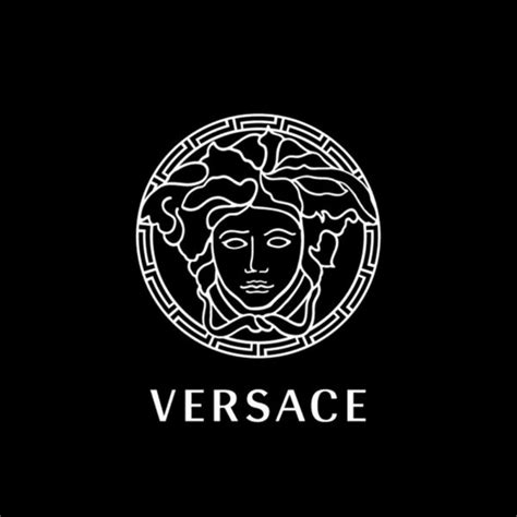 versace font for logo.